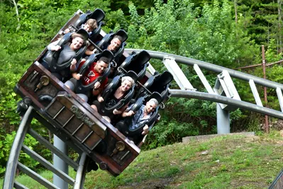 mystery mine roller coaster at Dollywood