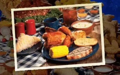 Christmas feast at Dolly Parton_s Stampede