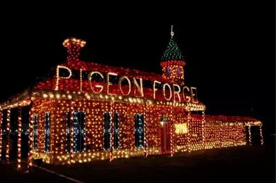 Pigeon Forge Winterfest lights