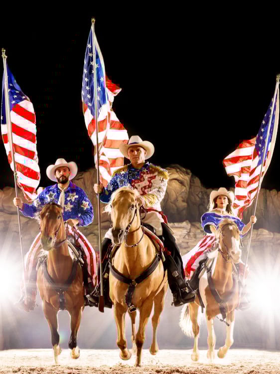 An image of the final ride at Dolly Parton’s Stampede.