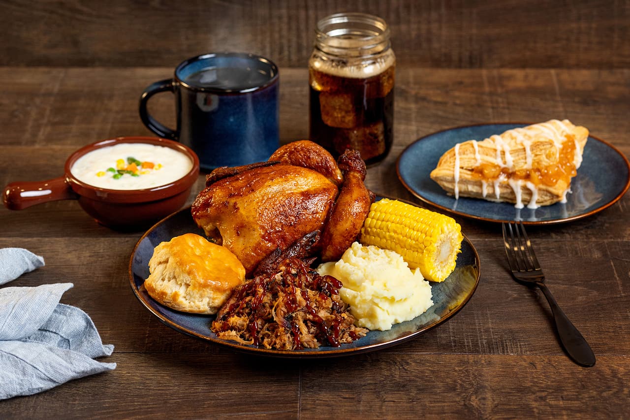 The four-course feast at Dolly Parton's Stampede 