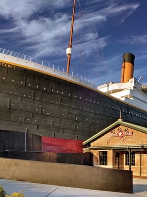 Pigeon Forge Titanic attraction
