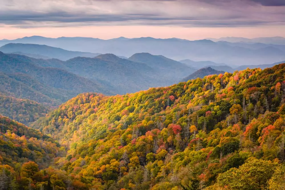 great smoky mountains in fall