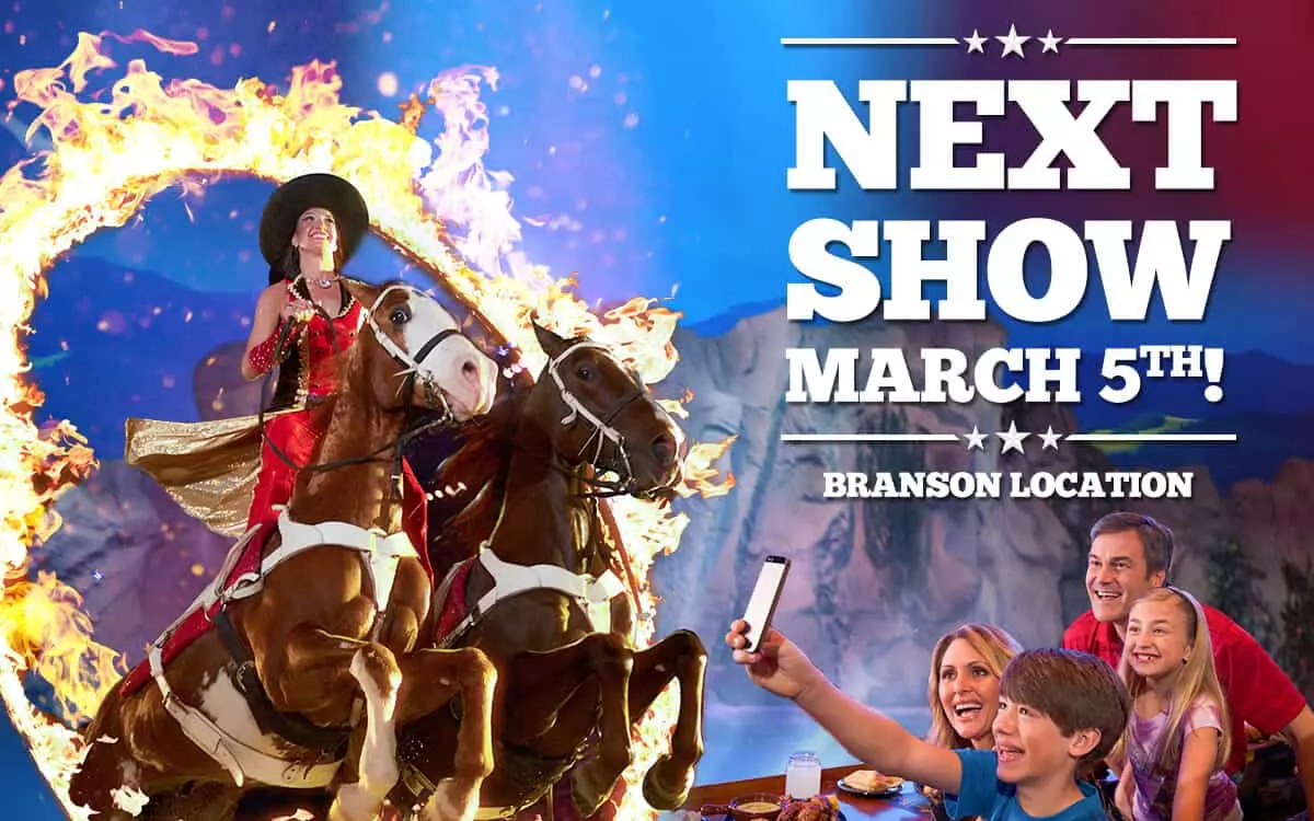 Dolly Parton's Stampede in Branson, MO opening March 5th for our 27th season!
