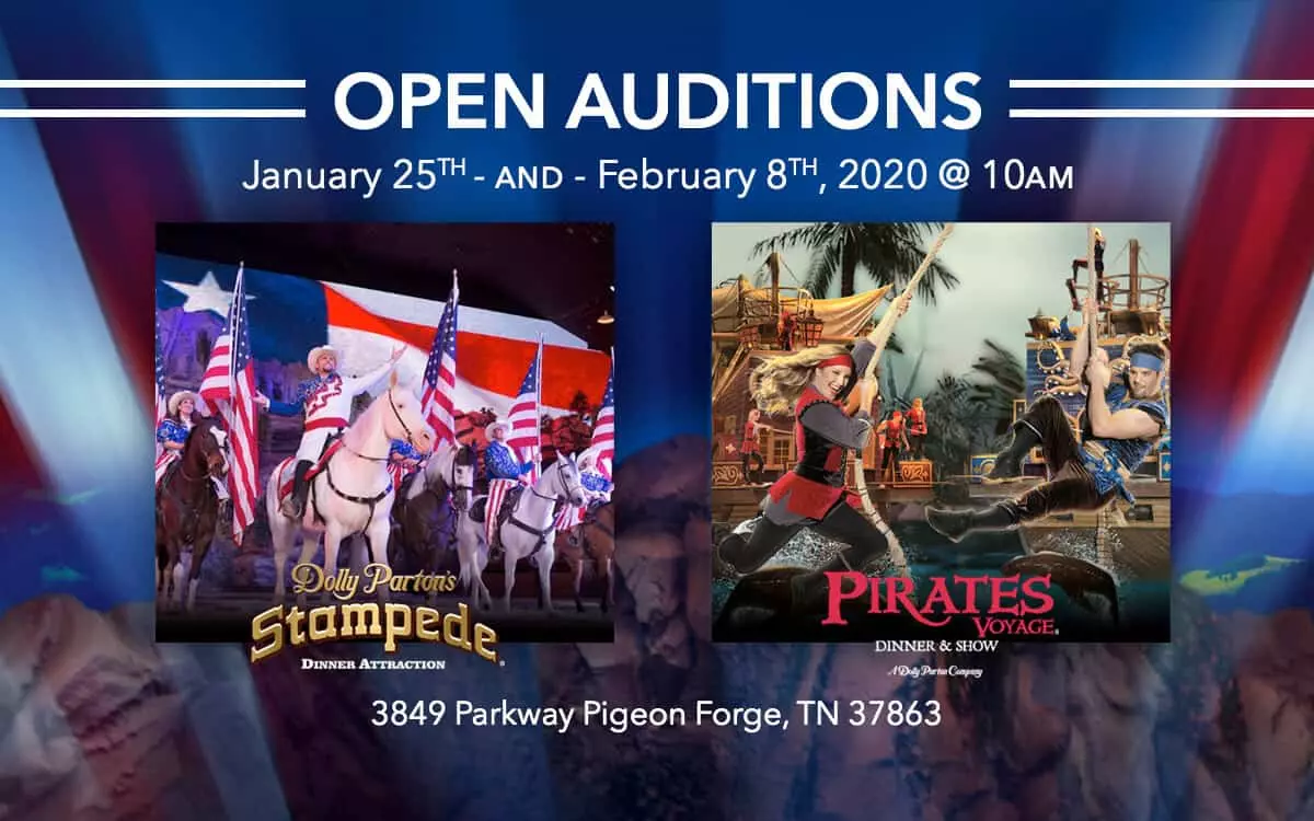 Open Auditions at Dolly Parton's Stampede in Pigeon Forge
