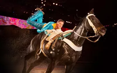 Stampede performer