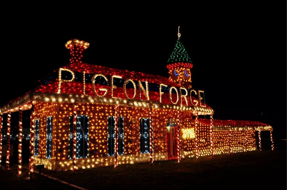 Pigeon Forge Winterfest lights