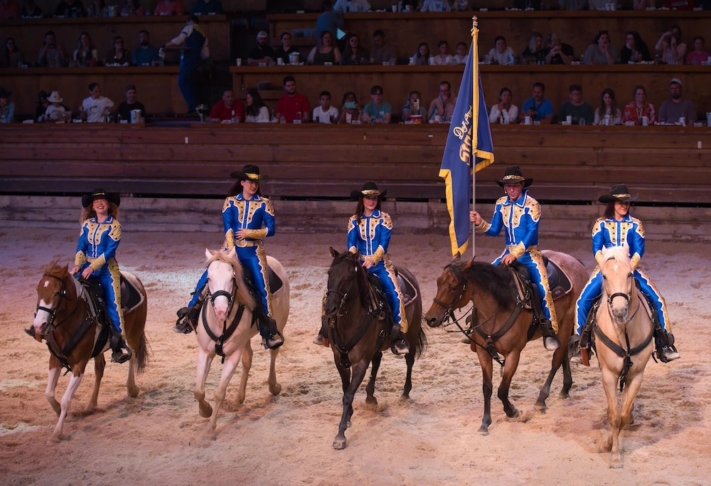 Dolly Parton's Stampede performers