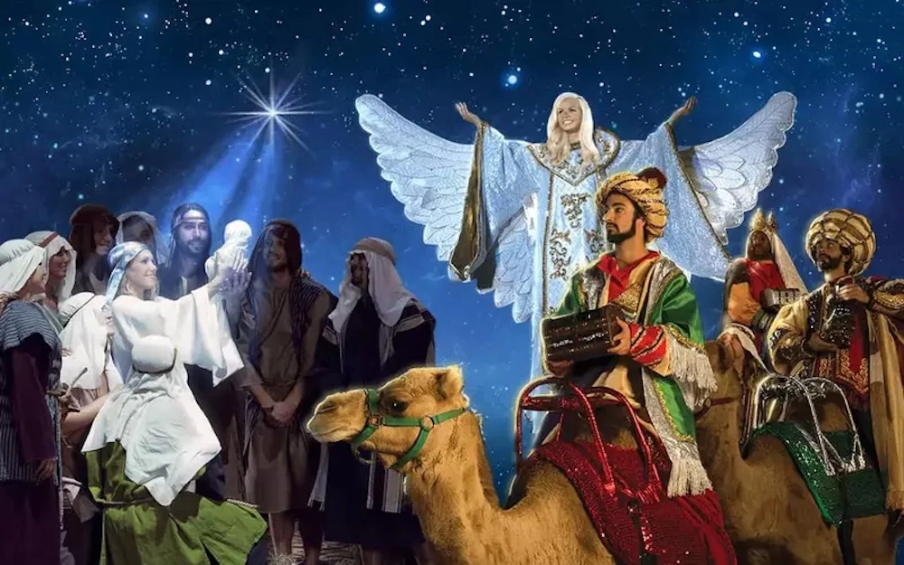 live nativity at Dolly Parton's Stampede